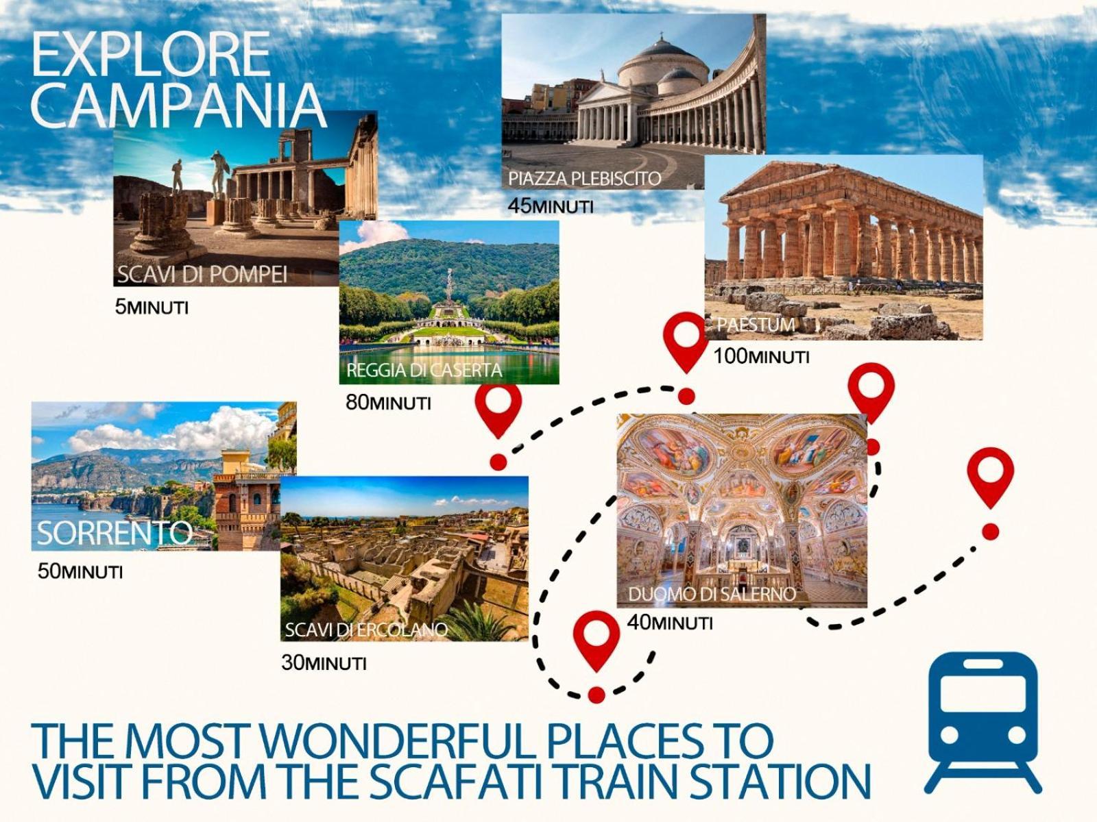 Pompei Civico 84 Villa Скафати Екстериор снимка